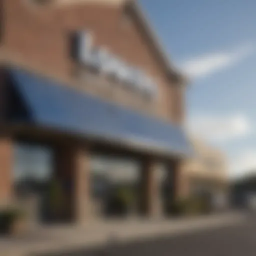 Exterior view of Lowe's store in Greenville, TN