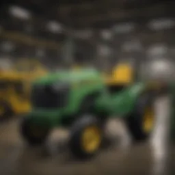 Overview of John Deere manufacturing facility