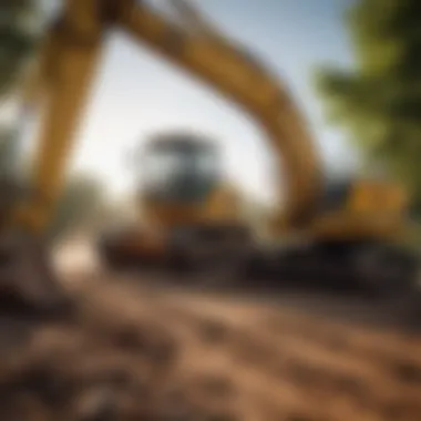 Excavator operator demonstrating precision in maneuvering