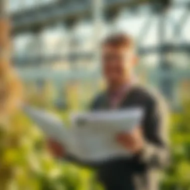 An educator presenting a successful grant proposal