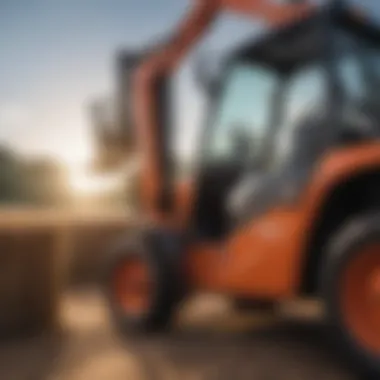 Innovative Design of ATV Forklift Attachments Close-up of an ATV forklift attachment showcasing its design