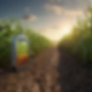 Visual representation of agricultural ecosystems benefiting from biotechnology.