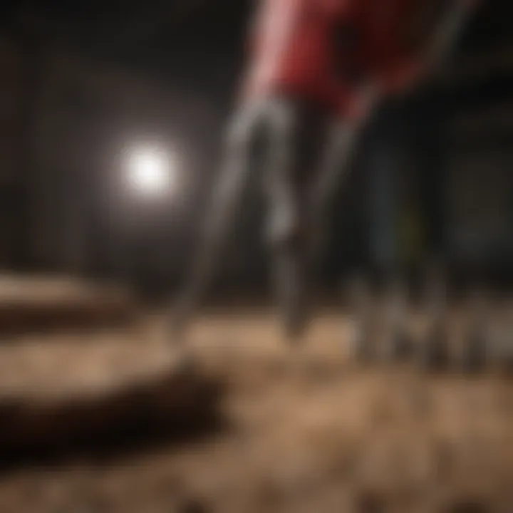Application of Milwaukee quick lock drill bits in construction