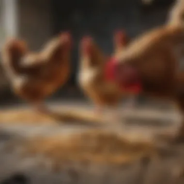 Balanced Feed Mix for Chickens A balanced feed mix for winter feeding of chickens
