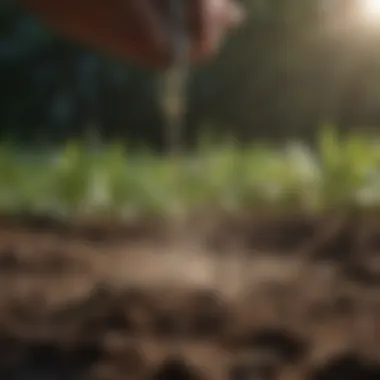 Soil Moisture Testing Soil moisture testing for optimal seed germination conditions