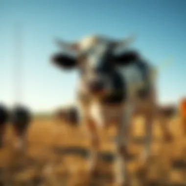 Graph illustrating the impact of mineral supplementation on cattle productivity.