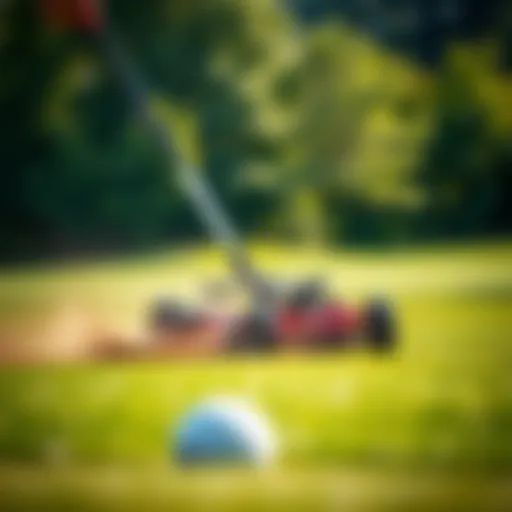 Precision mowing technique on golf course greens