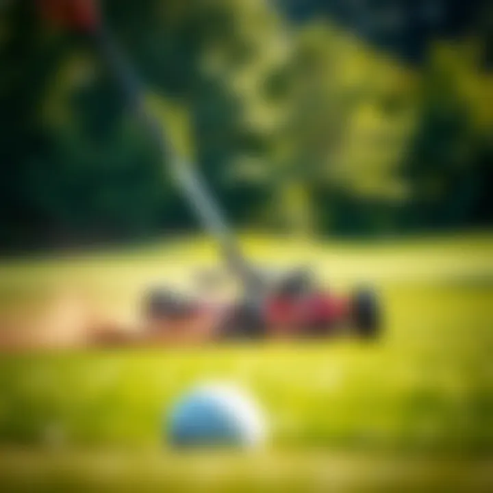 The Importance of Precision in Mowing Golf Course Greens Precision mowing technique on golf course greens