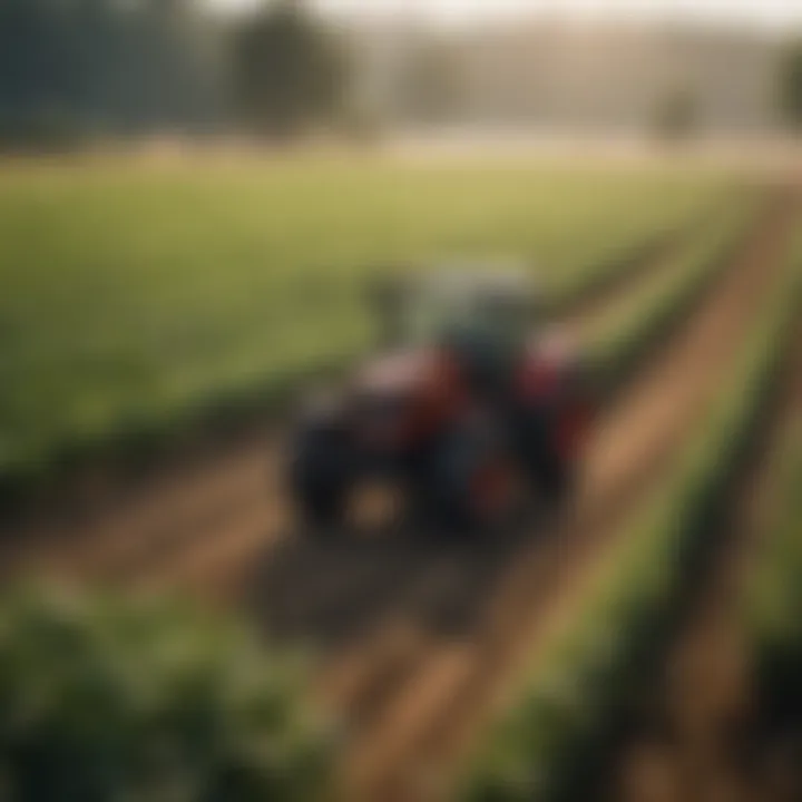 Field trial setup with diverse crop varieties under different conditions