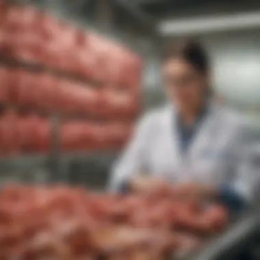 Socio-Economic Impact of Lab-Created Meat Infographic illustrating the socio-economic impact of lab-created meat