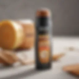 Detailed view of Suave Antiperspirant Deodorant Spray packaging showcasing its design and features.