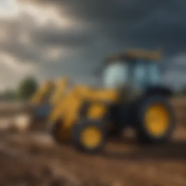 Sustainable farming initiatives supported by compact tractor loader backhoes