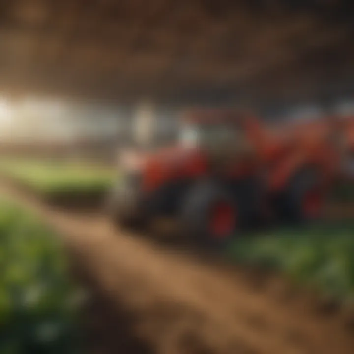 Visual representation of technology integration trends in agriculture
