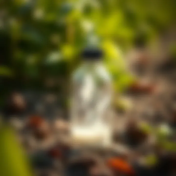 Visual representation of allyl heptanoate in pest management strategies