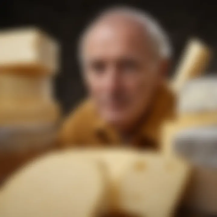 Traditional aging process of lactose-free cheese