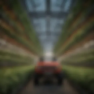 Ferris stands facilitating vertical farming techniques