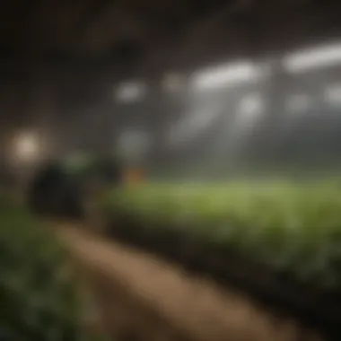 Different types of light used in agriculture