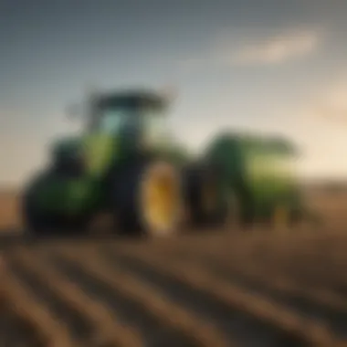 Feature Comparison with Competitors Comparison chart illustrating features of John Deere baler against competitors