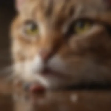 Effective Treatment Options for Ticks Illustration of a cat receiving a tick treatment