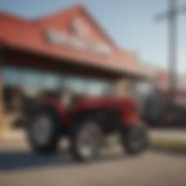 Exterior View of Tractor Supply Store Tractor Supply store exterior