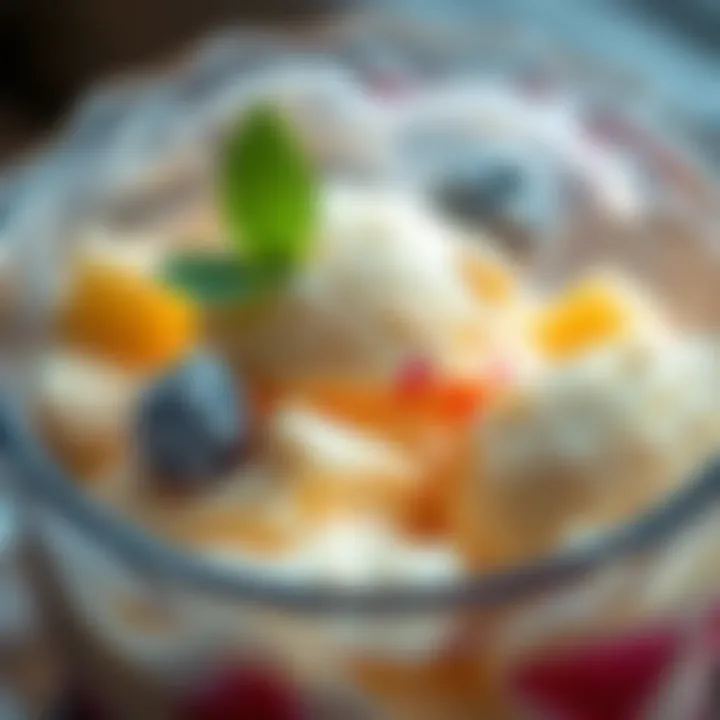 Blending Frozen Fruits for Creamy Texture Step-by-step guide showcasing the texture of blended frozen fruits