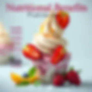 Nutritional Benefits of Fruit Ice Cream Nutritional chart highlighting the benefits of fruit-based ice cream