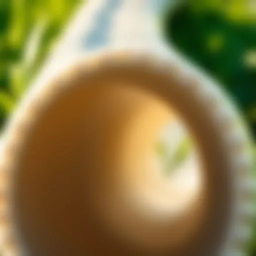 A close-up view of a 6-inch PVC duct pipe showcasing its smooth surface and durability.