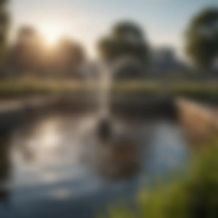 Different types of aeration systems used in fish ponds