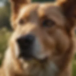 An infographic detailing common canine allergies