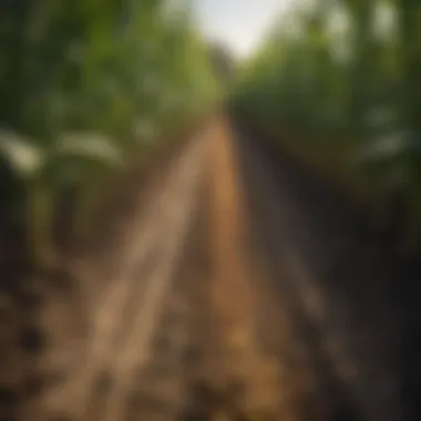 Optimal Corn Planting Density Illustration of optimal corn planting density