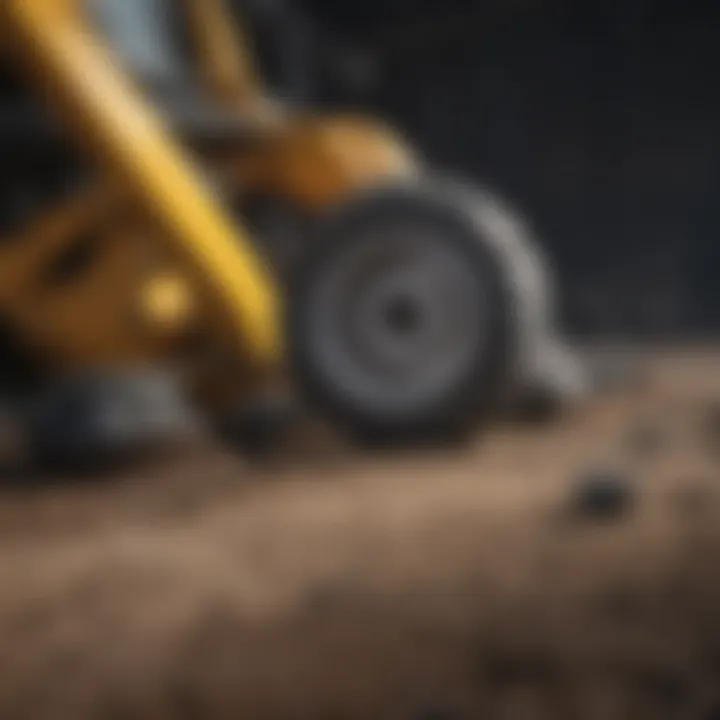 Different types of replacement parts for construction machinery