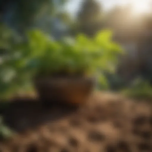 Illustration of essential nutrients for plant growth