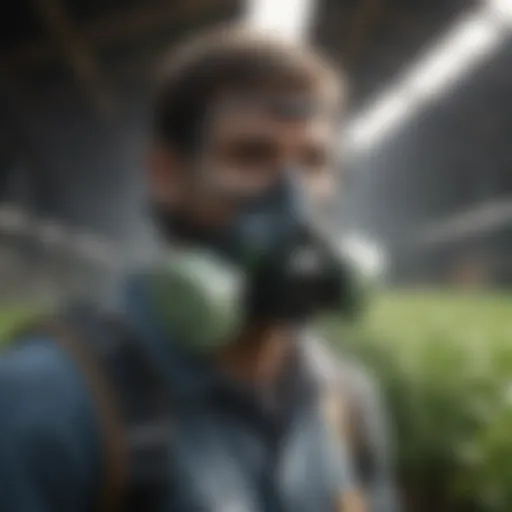 Innovative herbicide respirators showcasing advanced technology