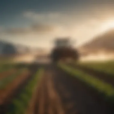 Agricultural Practices and Emissions Visual representation of agricultural practices affecting emissions