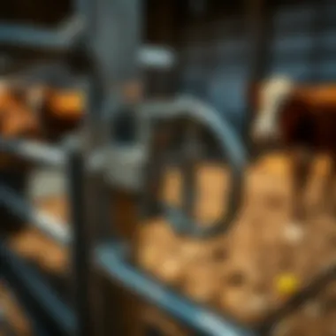 Installing a Livestock Gate Latch An installation guide illustration for a livestock gate latch
