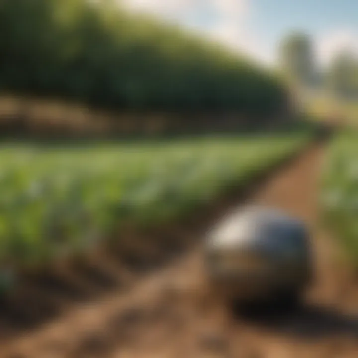 An infographic showing the advantages of using offset insulators in crop management