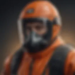 Close-up of pesticide spray suit fabric showcasing durability