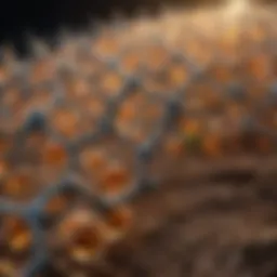 Chemical structure representation of pH solutions