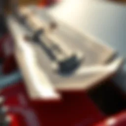 Close-up view of a pro fusion blade showcasing its precision design