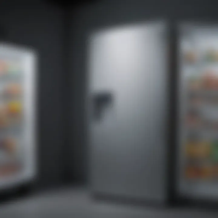 Infographic illustrating different types of refrigerator sanitizers