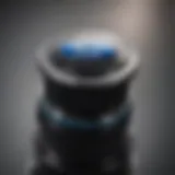 Close-up view of Ford Focus windshield wiper fluid cap showing features