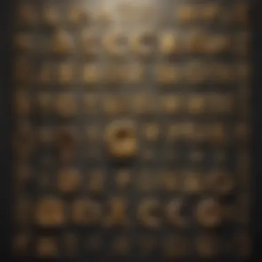 The Evolution of the Greek Alphabet An illustration depicting the historical timeline of the Greek alphabet's evolution
