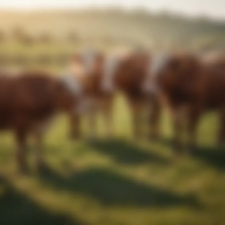 Lewis cattle oiler in a pasture with livestock interacting with it