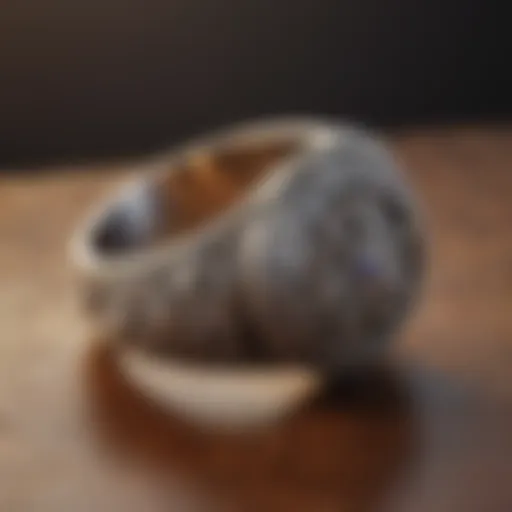 An elegant tie ring showcasing intricate design and craftsmanship