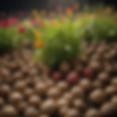 Diversity in Tuber Plant Varieties Diverse types of tuber plants on display