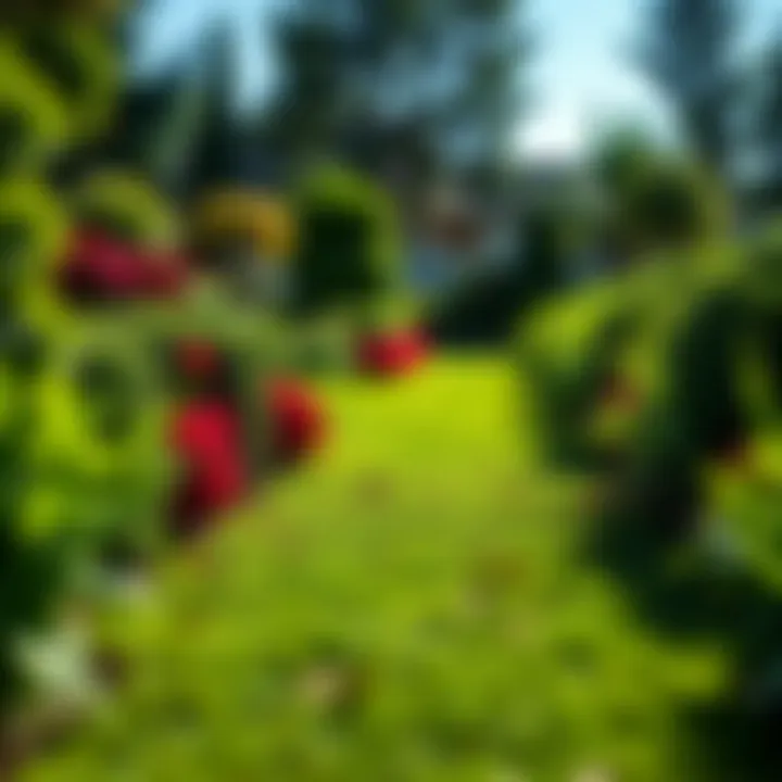 Lush Zorro Zoysia sod in a well-maintained garden