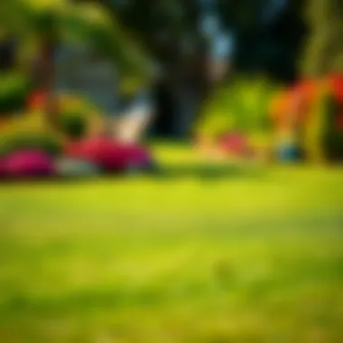 A vibrant lawn featuring newly installed Zorro Zoysia sod