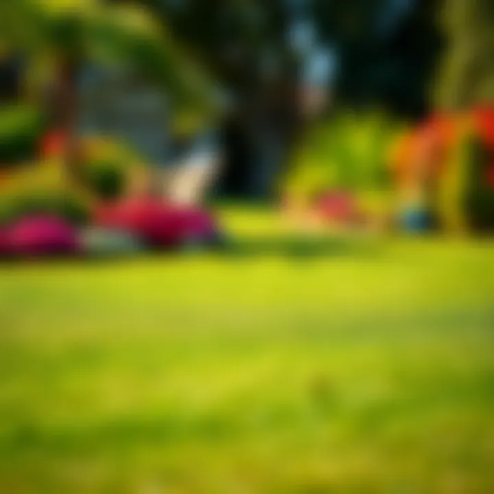 A vibrant lawn featuring newly installed Zorro Zoysia sod