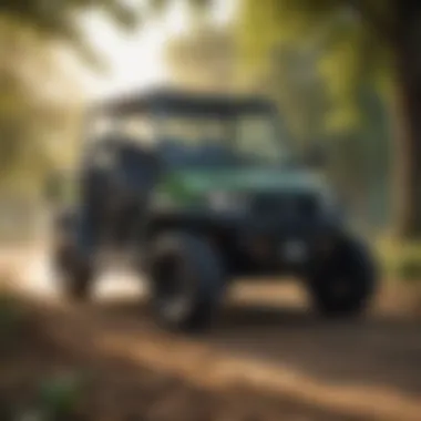Enhancing Productivity with Electric Power Battery-powered utility vehicle enhancing farm productivity