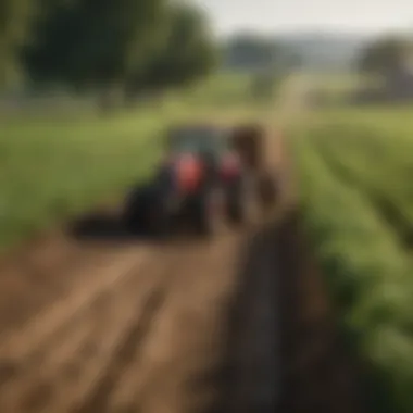 Diagram showcasing the integration of the Business Model Canvas into agricultural practices